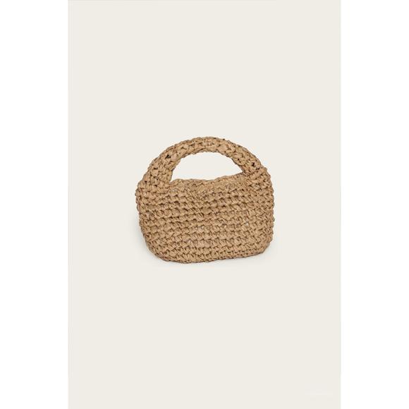 NEW HAT ATTACK women's micro slouch bag in toast - Picture 1 of 3